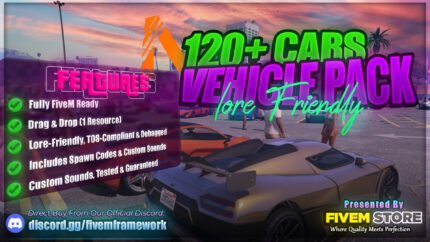 120+ LORE-FRIENDLY CARS PACK